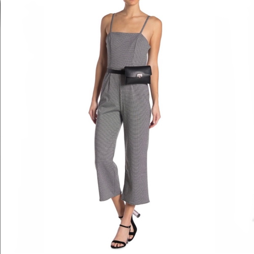 Romeo + Juliet Couture houndstooth jumpsuit